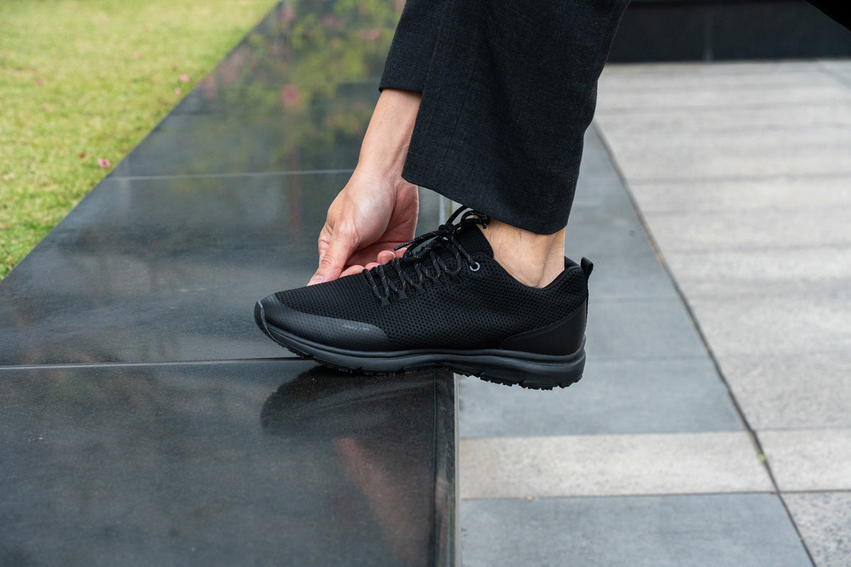 ERGOFLEX PRO NEGRO - D'Torres®, DEPORTIVO UNISEX USO URBANO Y LABORAL, WATERPROOF Y ANTIDESLIZANTE, CÓMODO Y SEGURO