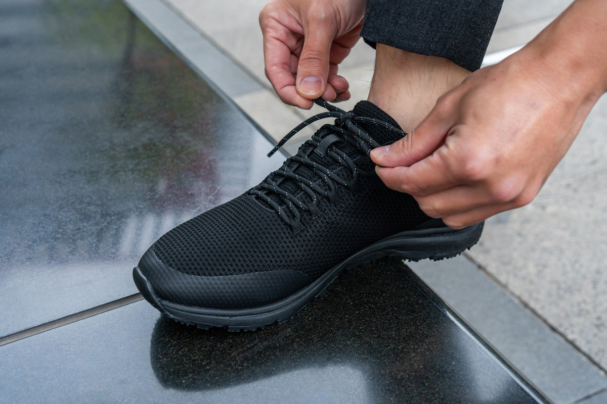 ERGOFLEX PRO NEGRO - D'Torres®, DEPORTIVO UNISEX USO URBANO Y LABORAL, WATERPROOF Y ANTIDESLIZANTE, CÓMODO Y SEGURO