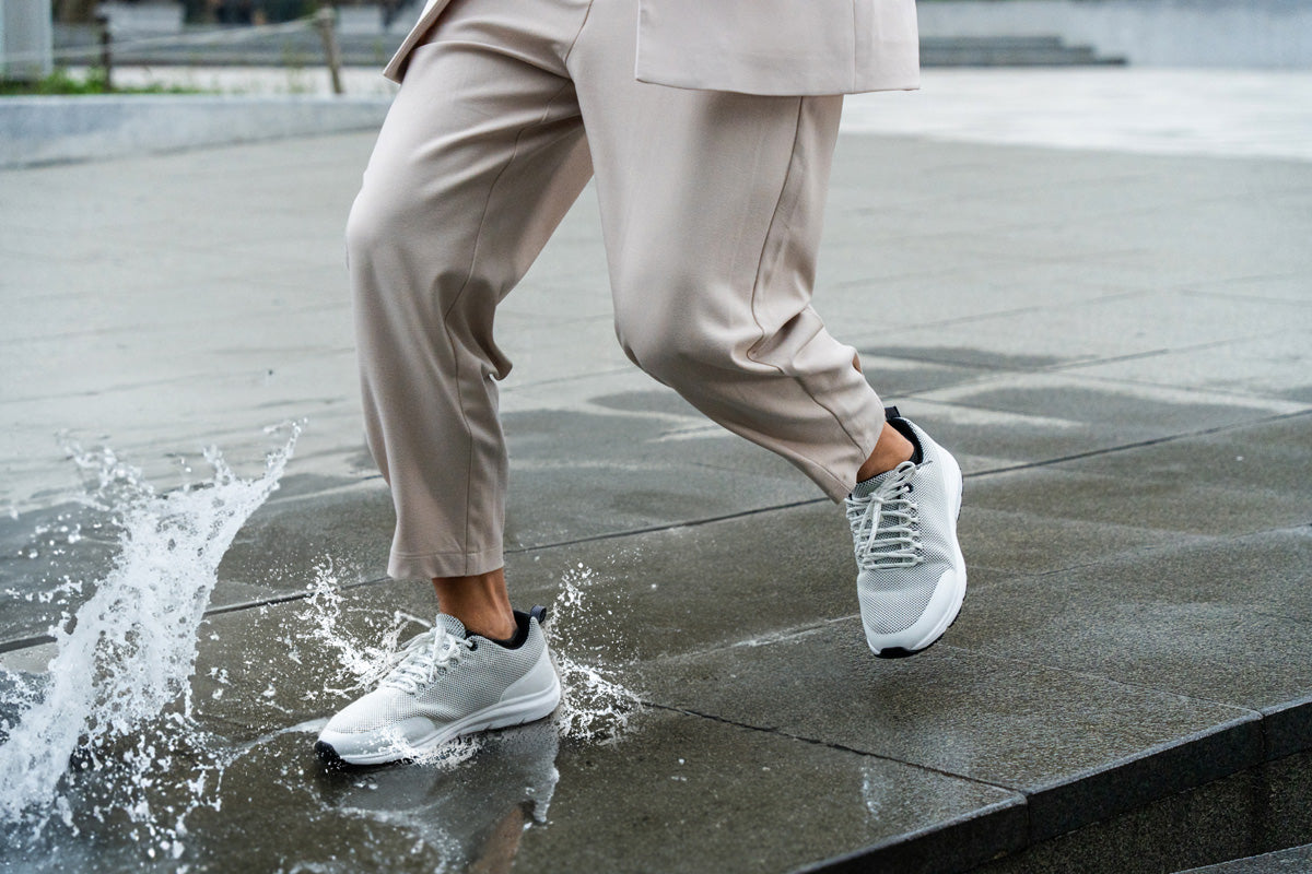 ERGOFLEX PRO BLANCO D'Torres®, DEPORTIVO UNISEX USO URBANO Y LABORAL, WATERPROOF Y ANTIDESLIZANTE, CÓMODO Y SEGURO