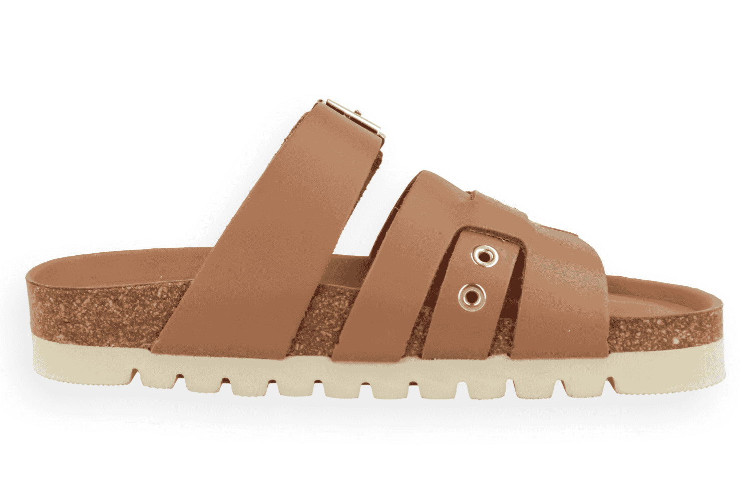 Roma Marrón – Sandalia Anatómica de Piel con Plantilla NubeFit™