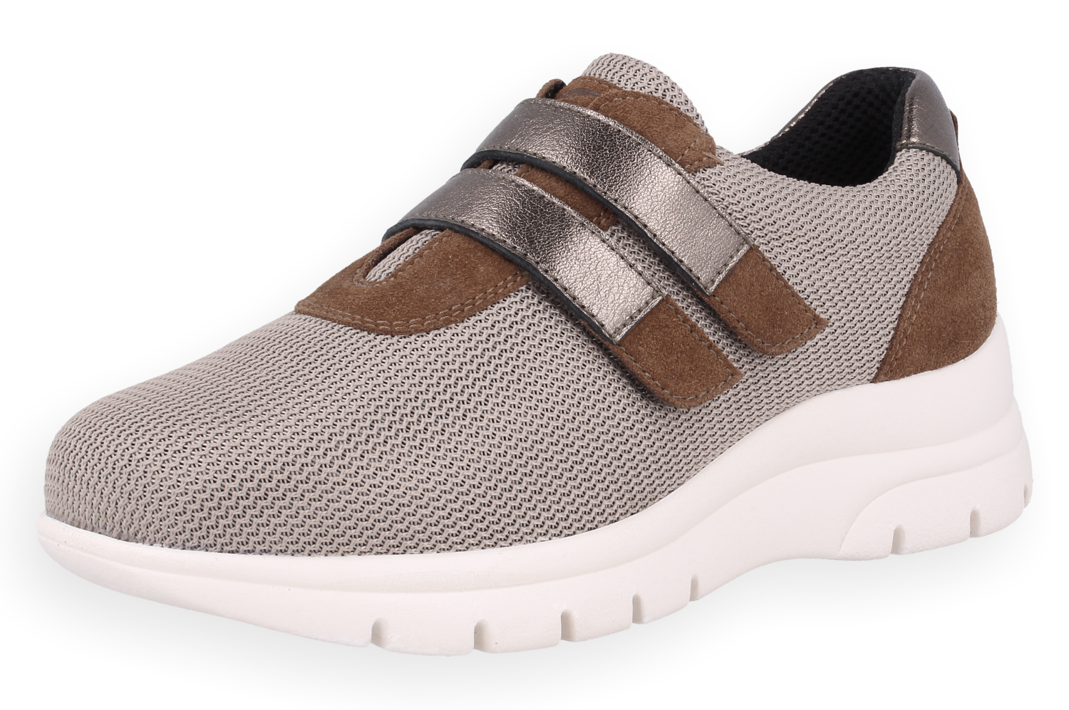 ISI TAUPE D'TORRES®, ZAPATO TIPO DEPORTIVO ANATÓMICO PARA MUJER, DISEÑADO PARA PIES DELICADOS, HORMA AMPLIA H.