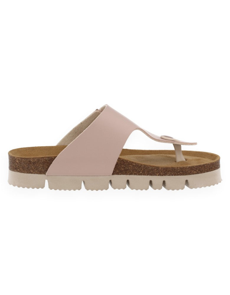 SANDALIA MONACO FLIP-FLOP ROSA - D'Torres®, CÓMODA Y ELEGANTE CON PLANTA ANATÓMICA ACOLCHADA