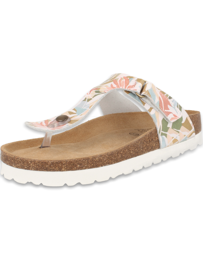 SANDALIA TABARKA FLIP-FLOP AQUARELA - D'TorresPLANTA ANATÓMICA ACOLCHADA