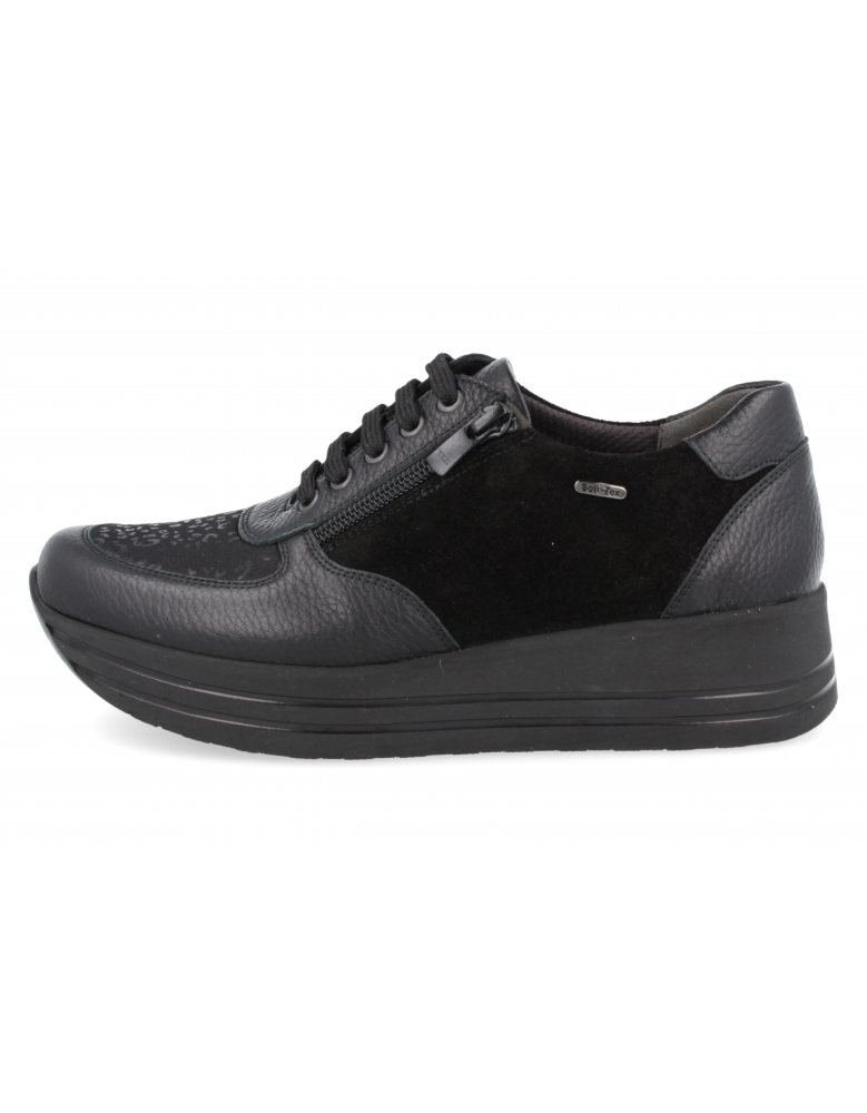 ZAPATO SIDNEY NEGRO D'TORRES®, DE HORMA ANCHA PARA PIES DELICADOS - D'Torres® - Oficial Shop