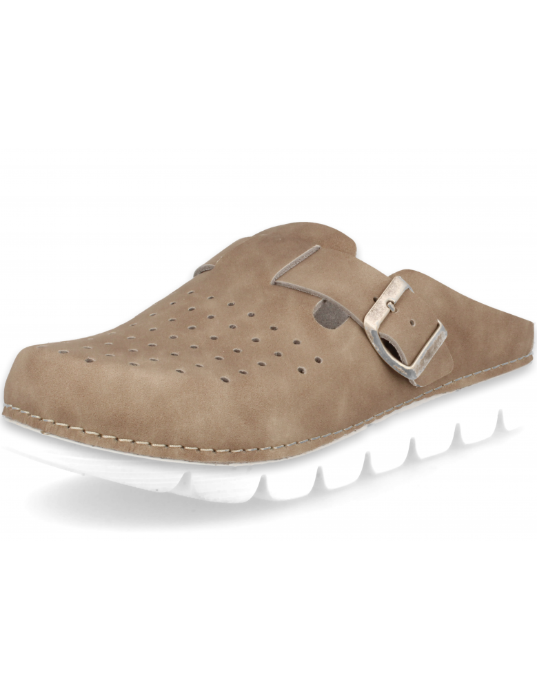 ZUECO PLANTA ANATÓMICA ACOLCHADA |ELENOR TAUPE | D'Torres