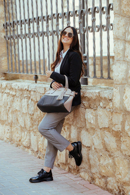 ATENAS NEGRO D'Torres® - Zapato Anatómico Mujer Pies Delicados | Horma Ancha H