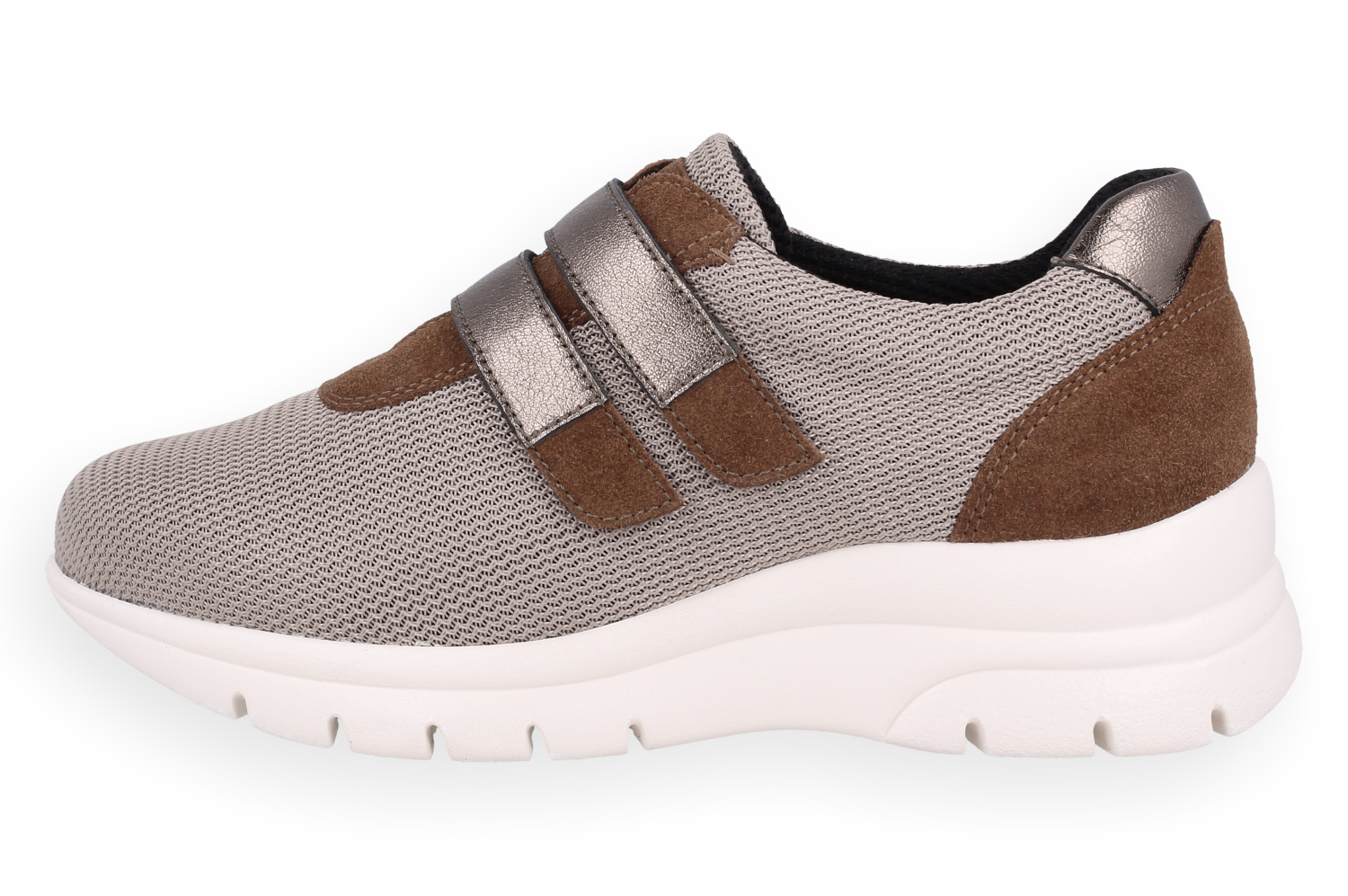 ISI TAUPE D'TORRES®, ZAPATO TIPO DEPORTIVO ANATÓMICO PARA MUJER, DISEÑADO PARA PIES DELICADOS, HORMA AMPLIA H.