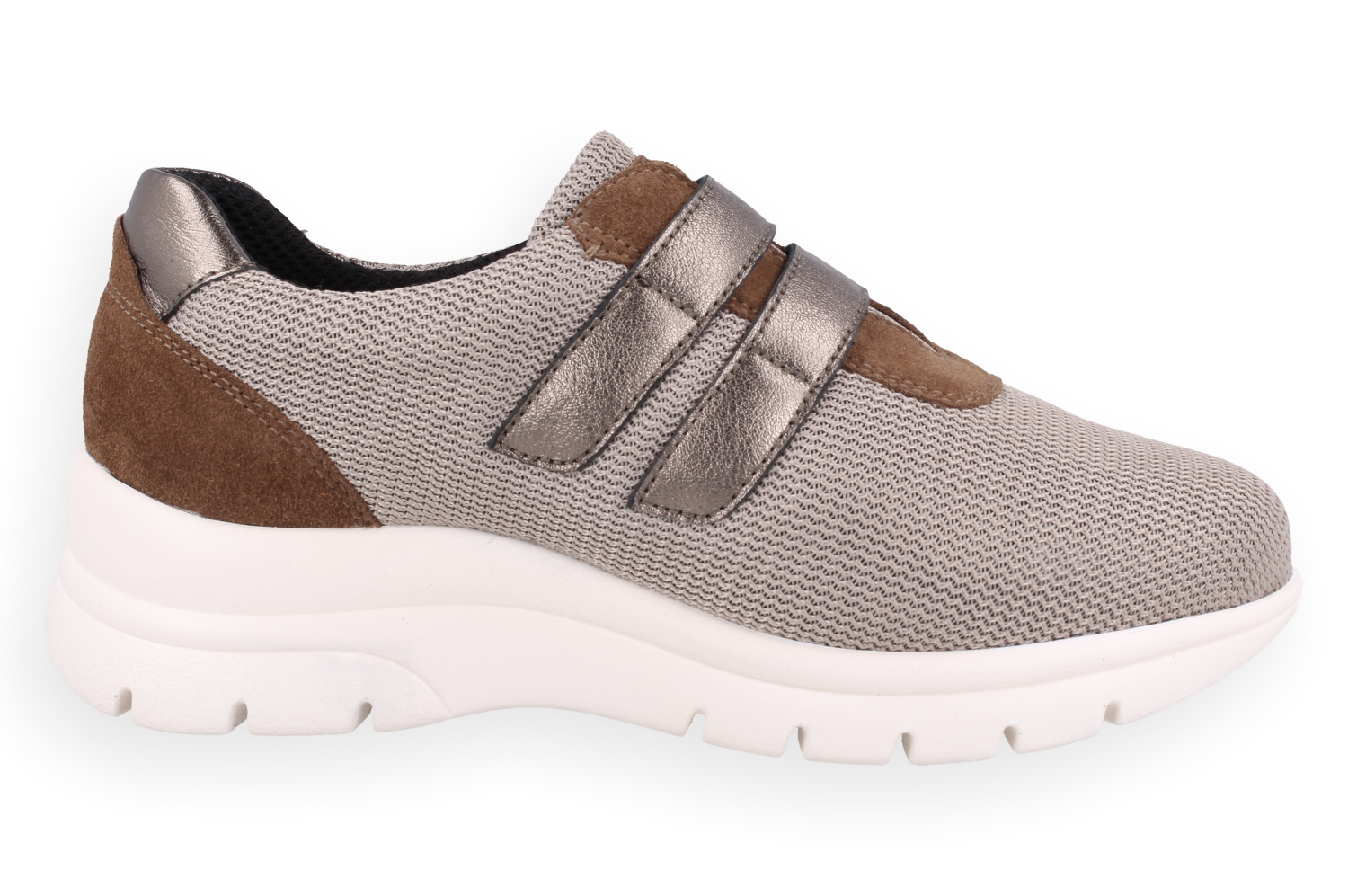 ISI TAUPE D'TORRES®, ZAPATO TIPO DEPORTIVO ANATÓMICO PARA MUJER, DISEÑADO PARA PIES DELICADOS, HORMA AMPLIA H.