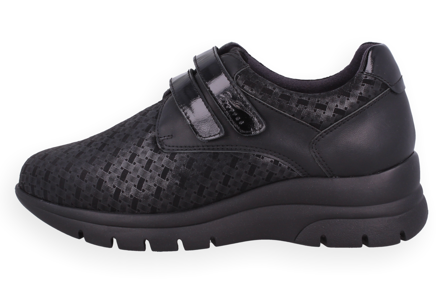 LIDIA NEGRO D'Torres®, ZAPATO TIPO DEPORTIVO ANATÓMICO DE MUJER, DISEÑADO PARA PIES DELICADOS, HORMA AMPLIA H.