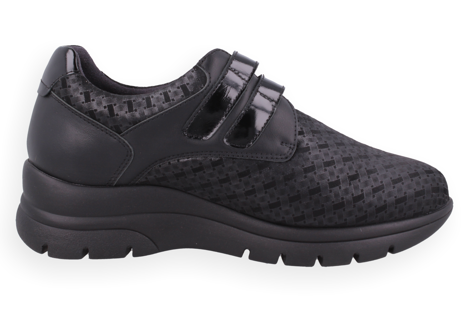 LIDIA NEGRO D'Torres®, ZAPATO TIPO DEPORTIVO ANATÓMICO DE MUJER, DISEÑADO PARA PIES DELICADOS, HORMA AMPLIA H.