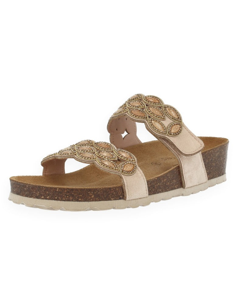 SANDALIA AURA NUDE - D'Torres®, CÓMODA Y ELEGANTE CON PLANTA ANATÓMICA ACOLCHADA