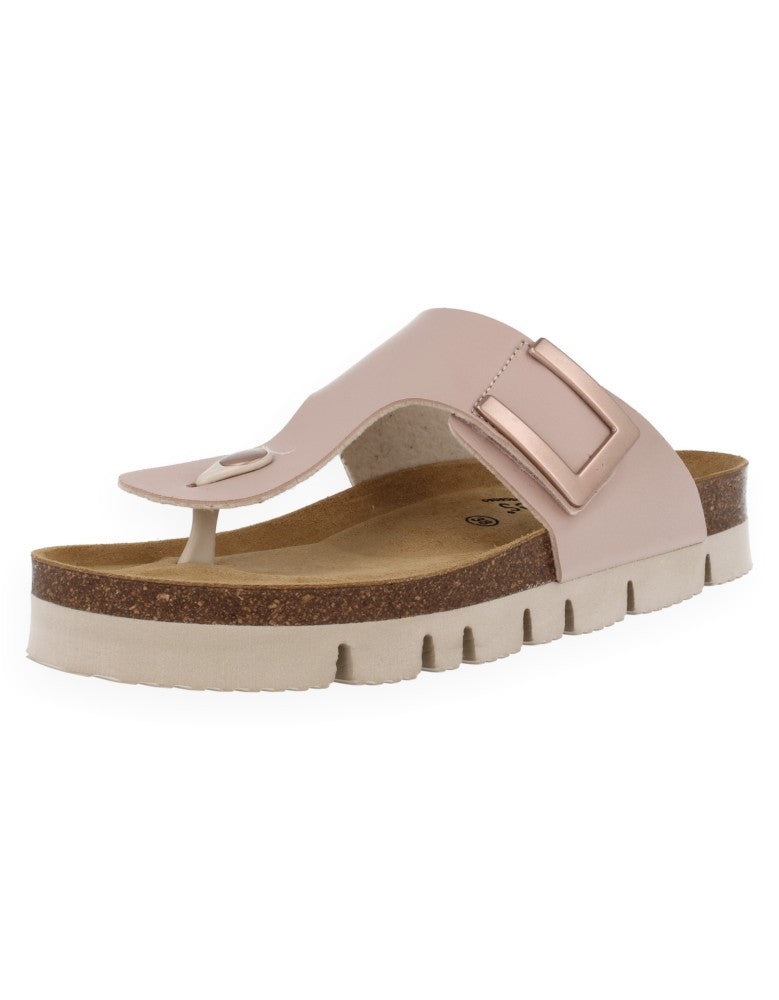 SANDALIA MONACO FLIP-FLOP ROSA - D'Torres®, CÓMODA Y ELEGANTE CON PLANTA ANATÓMICA ACOLCHADA