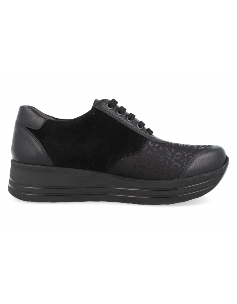 ZAPATO SIDNEY NEGRO D'TORRES®, DE HORMA ANCHA PARA PIES DELICADOS - D'Torres® - Oficial Shop